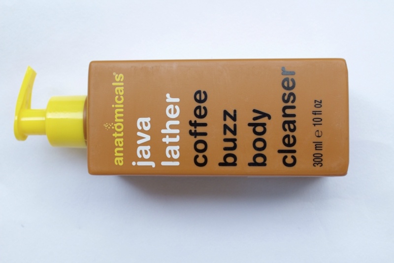 Anatomicals Java Lather Coffee Buzz Body Cleanser Review Packaging