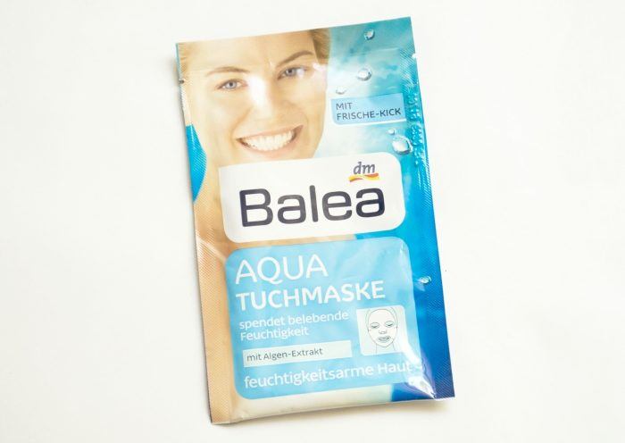 Balea Aqua Sheet Mask Packaging