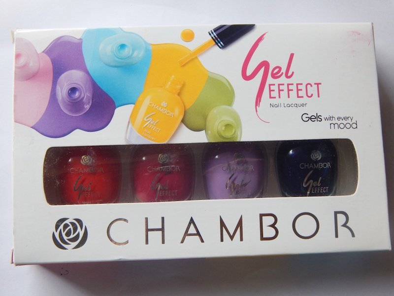 Chambor Gel Effect Nail Lacquer outer packaging