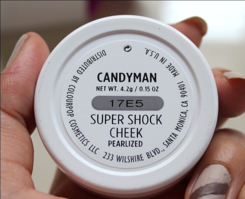 ColourPop Super Shock Cheek Highlighter Candyman label