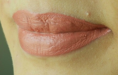 ColourPop Ultra Satin Lip Bare Necessities Review Lip swatch one