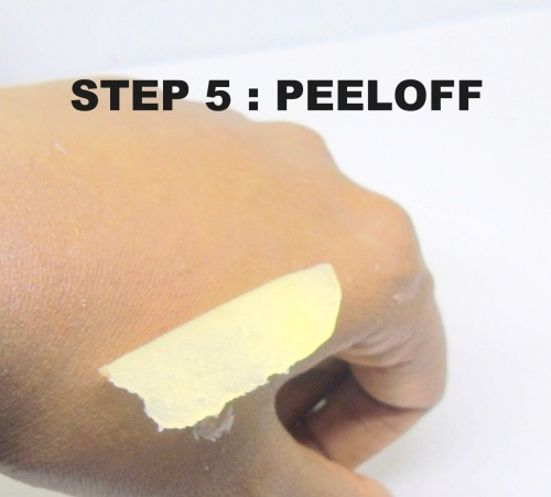 DIY Gelatin Peel Off Mask Dry