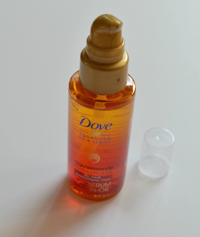 Dove Advanced Hair Series Regenerative Nourishment Serum in Oil Review Bottle