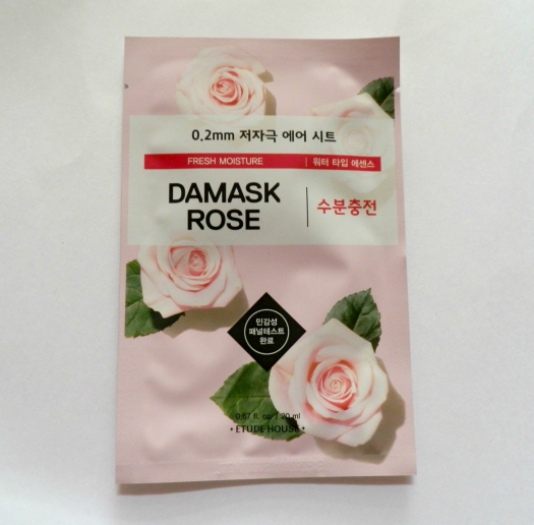 Etude House Therapy Air Mask Damask Rose Review Front