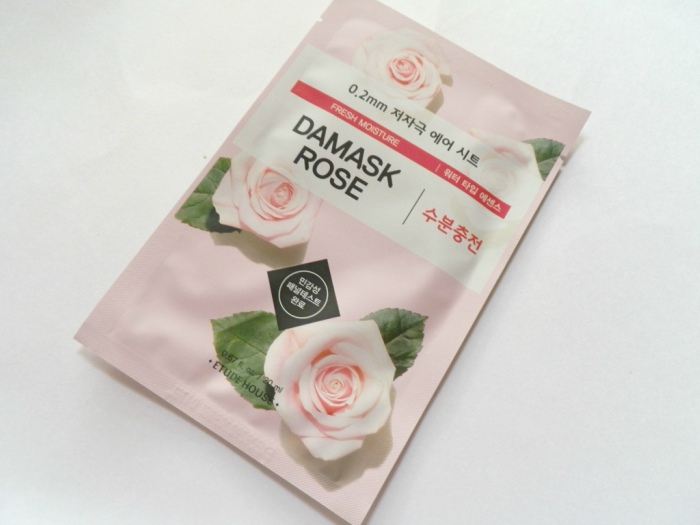 Etude House Therapy Air Mask Damask Rose Review Packaging