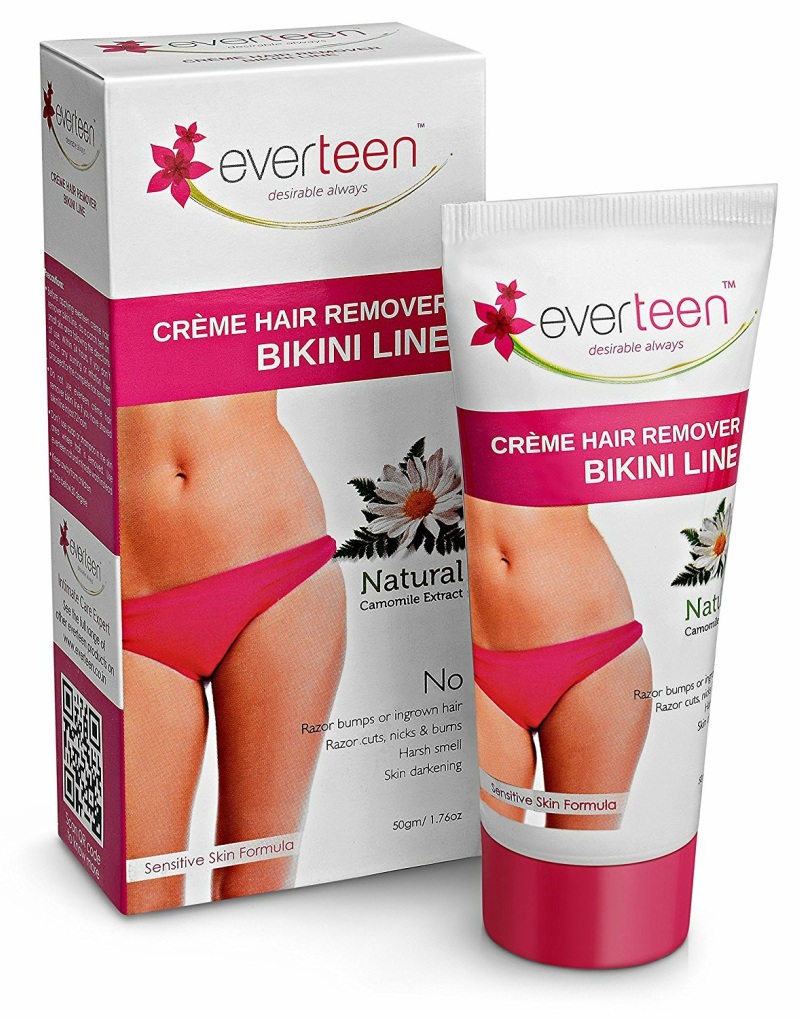 Everteen Bikini Line Hair Remover Cream for Bikini and Underarms