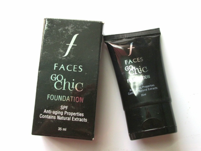 Faces Go Chic Foundation Review Packaging