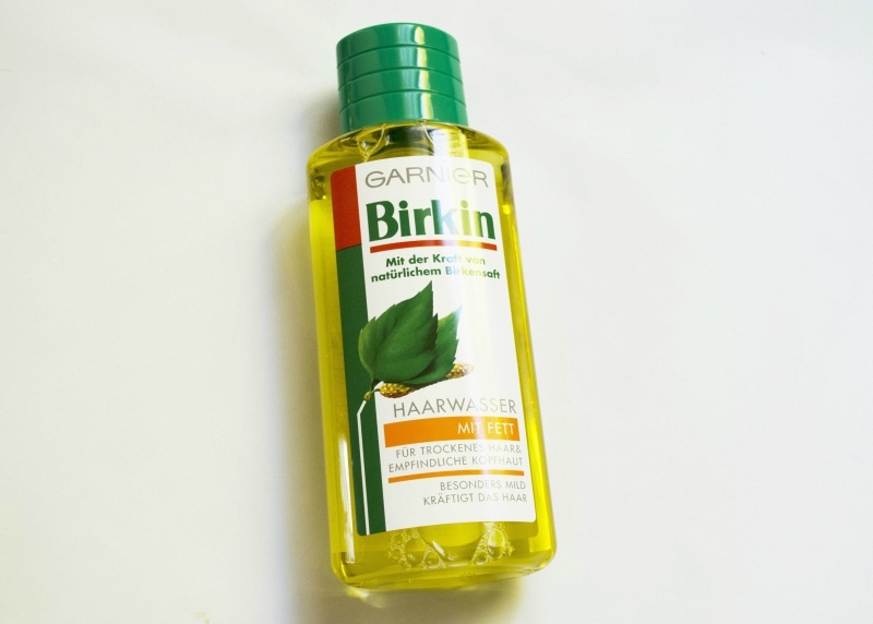 Garnier Birch Hair Water with Fat Review Packaging