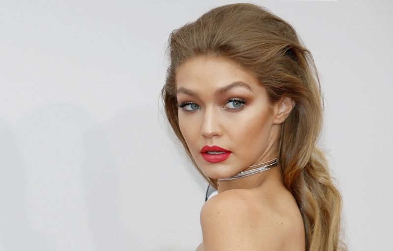 Gigi Hadid at the 2016 American Music Awards held at the Microsoft Theater in Los Angeles, USA on November 20, 2016.