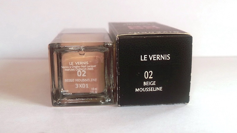 Givenchy Le Vernis Nail Lacquer 02 Beige Mousseline shade name
