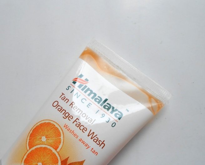 Himalaya Tan Removal Orange Face Wash label