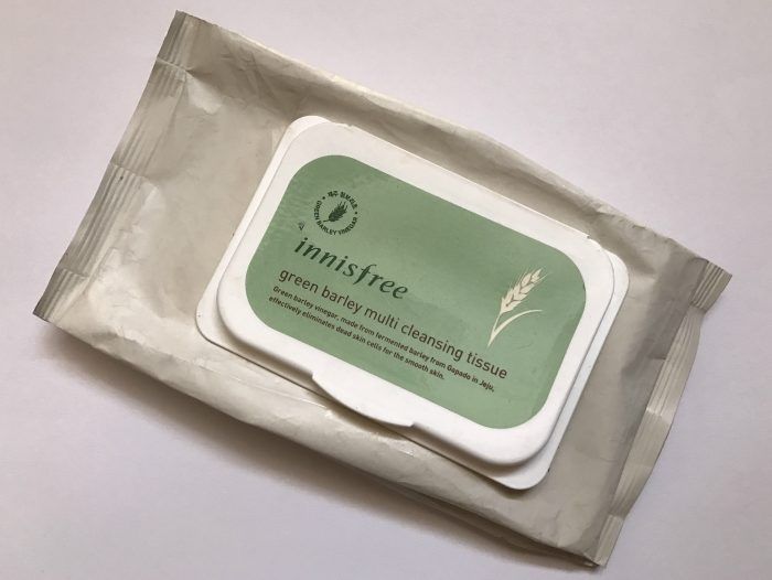 Innisfree Green Barley Multi Cleansing Tissue Review