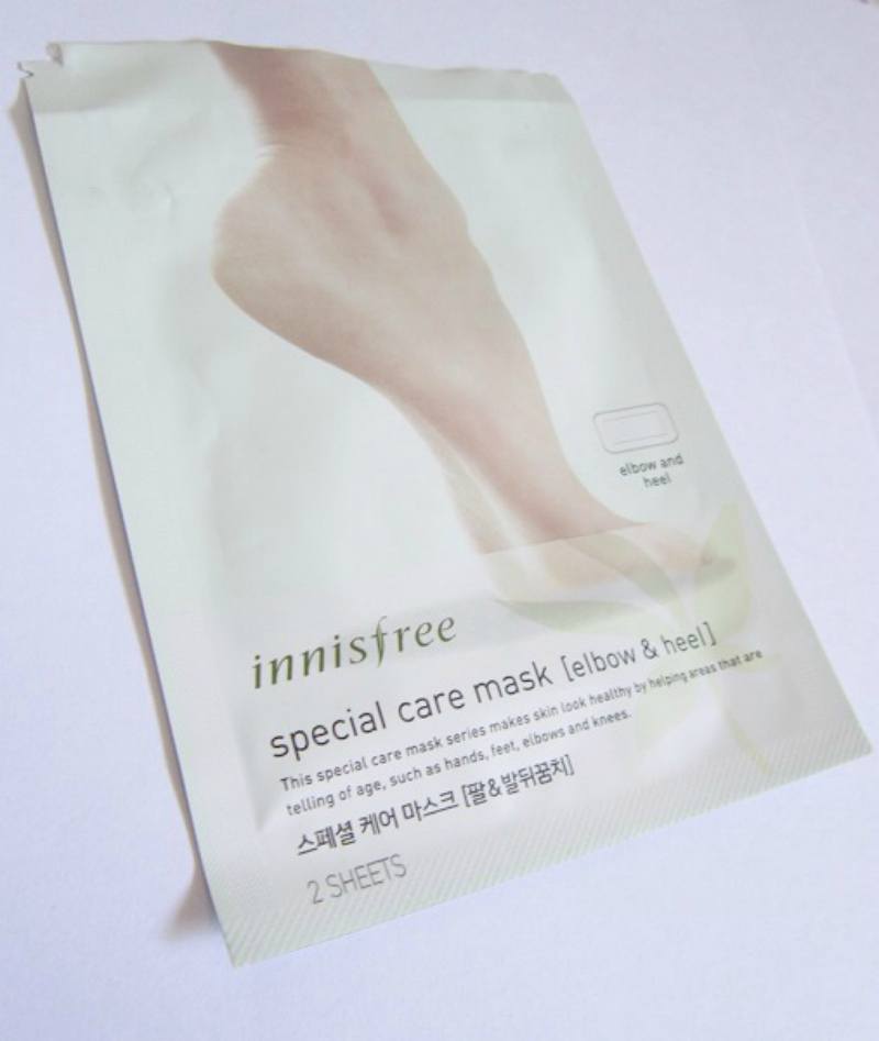 Innisfree Special Care Mask Elbow and Heel Review