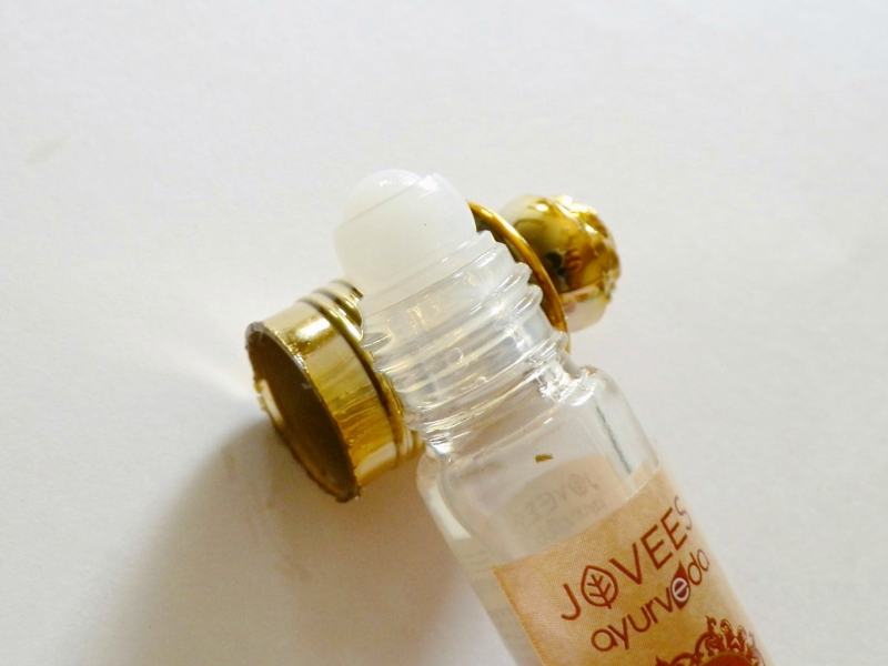 Jovees Ayurveda Peace of Mind Stress Relief Oil Review Roll on