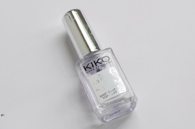 Kiko Milano Nail Care 3 in 1 White Base and Top Coat Review