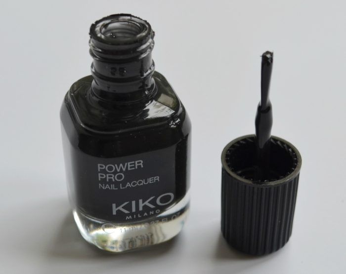 Kiko Milano Power Pro Nail Lacquer Black