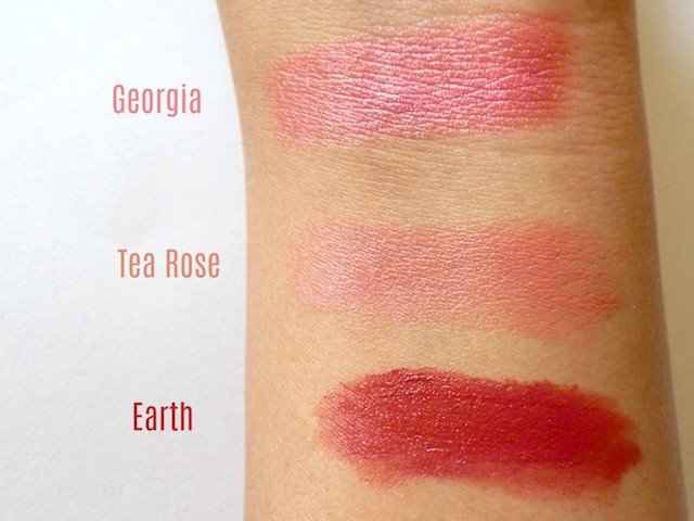 KleanColor Everlasting Lipstick Earth swatches