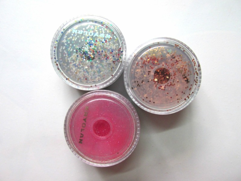 Kryolan Polyester Glimmer Multicolor Review Three shades