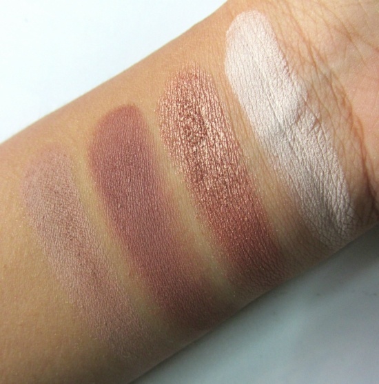 L.A. Girl EyeLux Mesmerizing Eyeshadow Palette Eternalize Review Hand Swatch