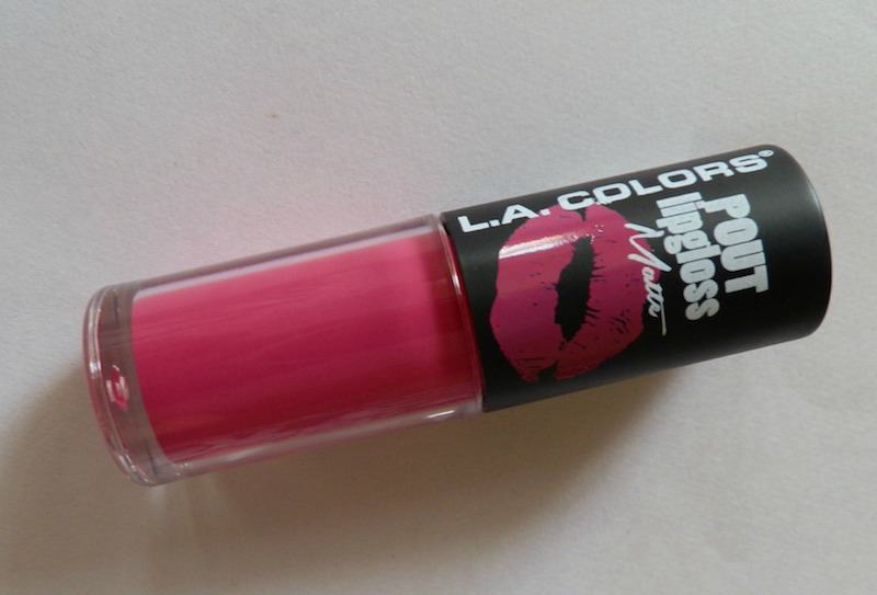 LA Colors Pout Matte Lip Gloss Sweet Lips Review