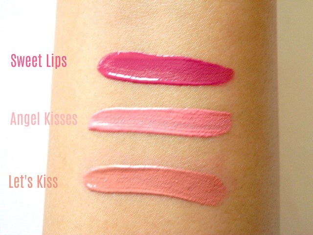 LA Colors Pout Matte Lip Gloss Sweet Lips swatch on hand