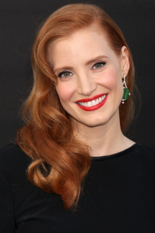 LOS ANGELES - OCT 26 Jessica Chastain at the Interstellar Premiere at the TCL Chinese Theater on October 26, 2014 in Los Angeles, CA