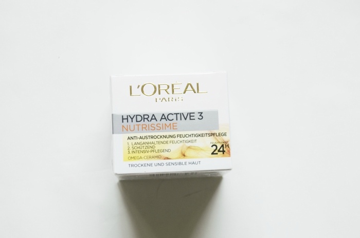 LOreal Paris Hydra Active 3 Nutrissime Day Cream Review Packaging