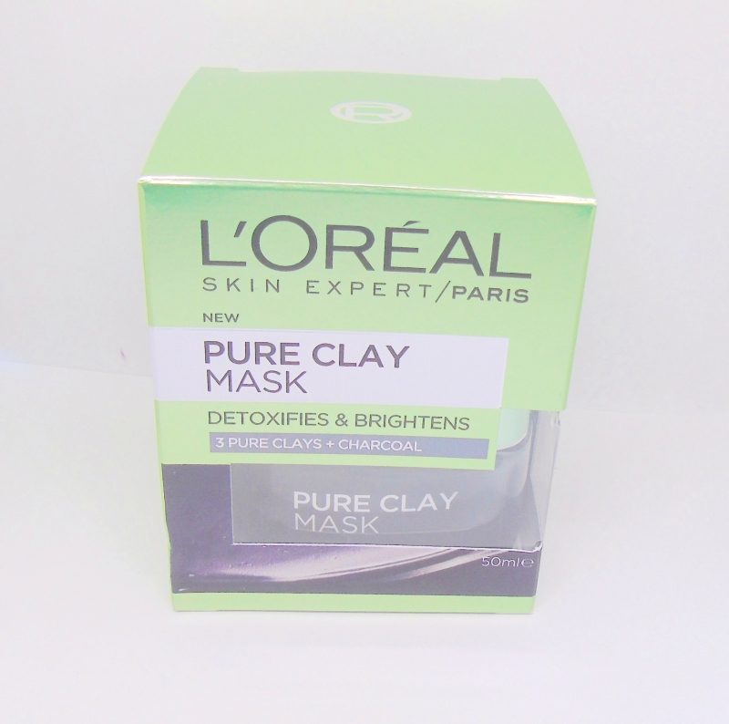 LOreal Paris Pure Clay Detox and Brighten Mask Review Packaging