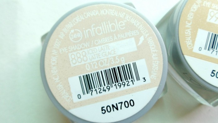 L’oreal Paris Infallible Eyeshadow Iced Latte Review Closed