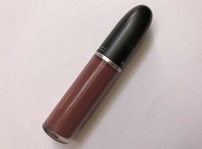 MAC Retro Matte Liquid Lipcolour Topped with Brandy Packaging