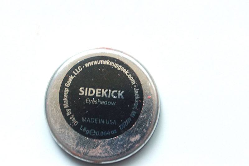 Makeup Geek Eyeshadow Sidekick label