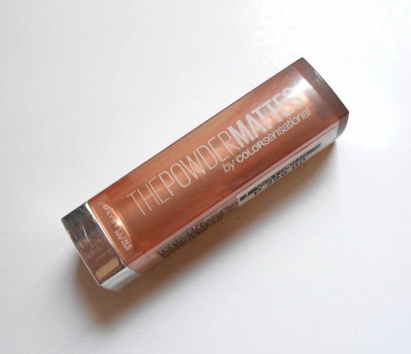 Maybelline Color Sensational Powder Matte Lipstick Make Me Blush Review Packaging