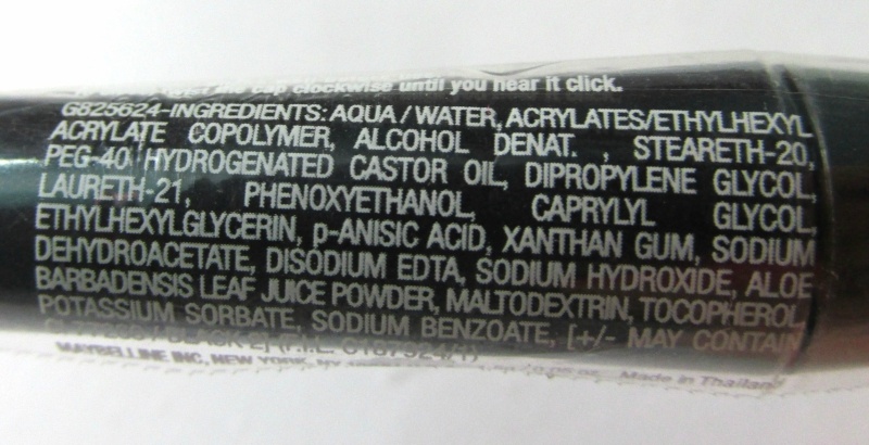 Maybelline Hyperink Liquid Liner Black Ingredients