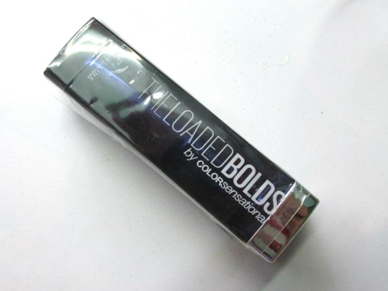 Maybelline New York Color Sensational The Loaded Bolds Lipstick Fearless Purple Review Packaging