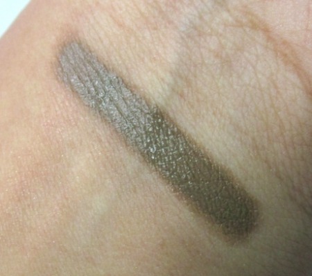 Maybelline New York Fashion Brow Pomade Crayon Deep Brown Review Hand swatch
