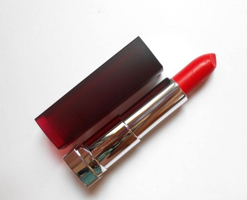 Maybelline The Powder Mattes by Color Sensational Reddy Red Lipstick Review