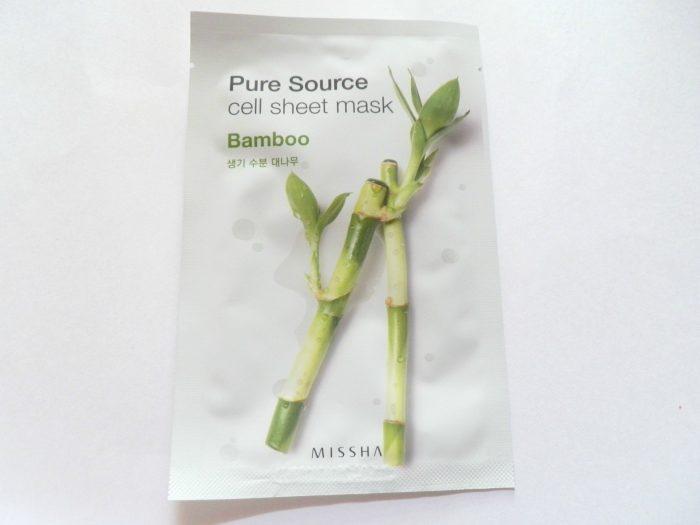 Missha Pure Source Cell Sheet Mask Bamboo Packaging