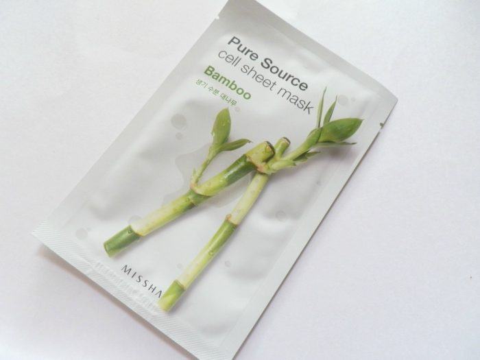 Missha Pure Source Cell Sheet Mask Bamboo Review