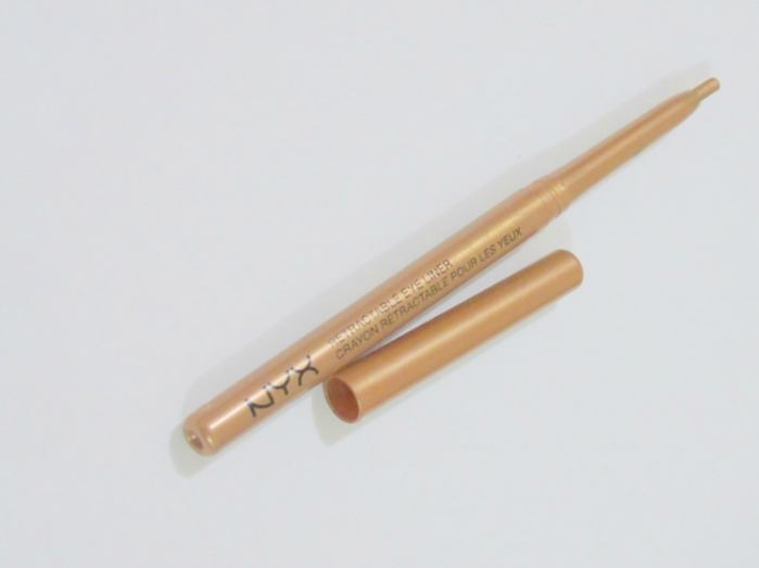 NYX Retractable Eye Liner Gold Review