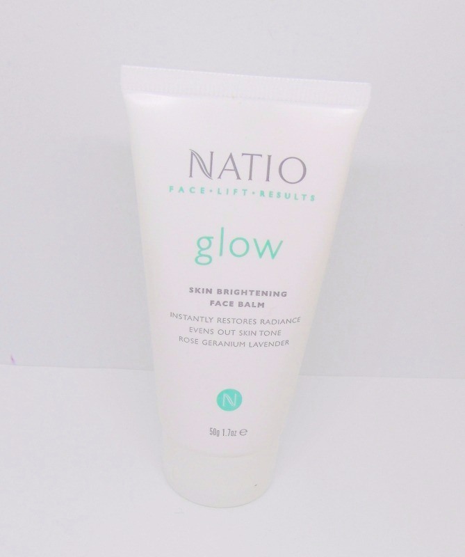 Natio Glow Skin Brightening Face Balm Review Tube