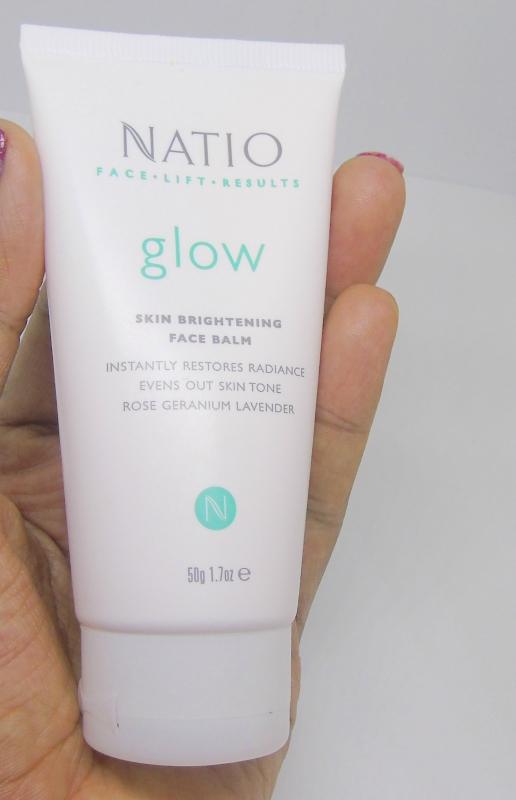 Natio Glow Skin Brightening Face Balm Review tube in Hand