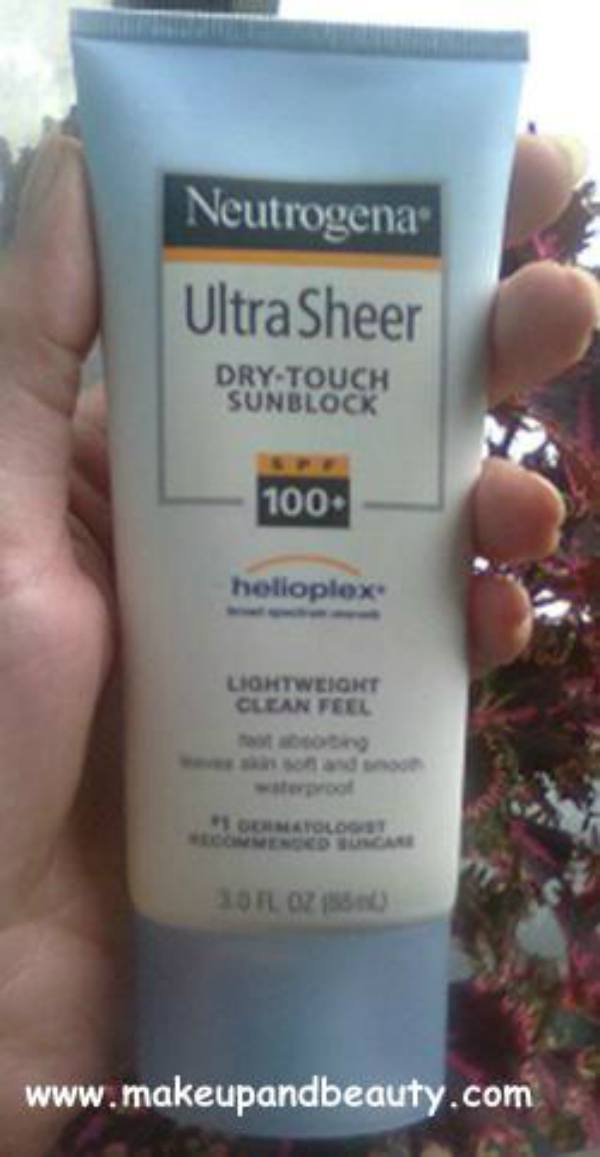 Neutrogena Ultra Sheer Dry-Touch Sunblock SPF 100+