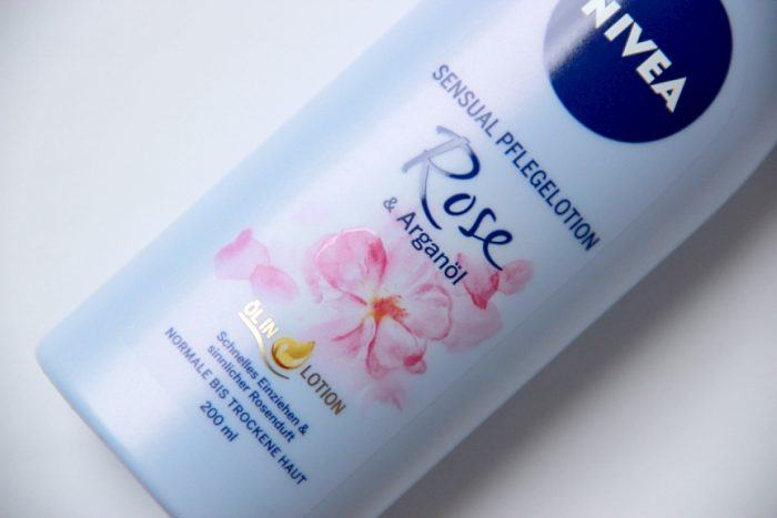 Nivea Oil in Lotion Rose and Argan Oil Front