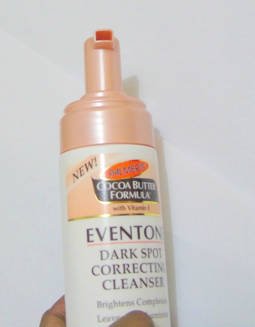 Palmers Cocoa Butter Formula Eventone Dark Spot Correcting Cleanser Review Pump cleanser close new