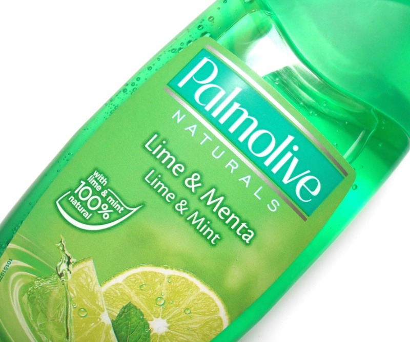 Palmolive Naturals Lime and Mint Shower Gel label