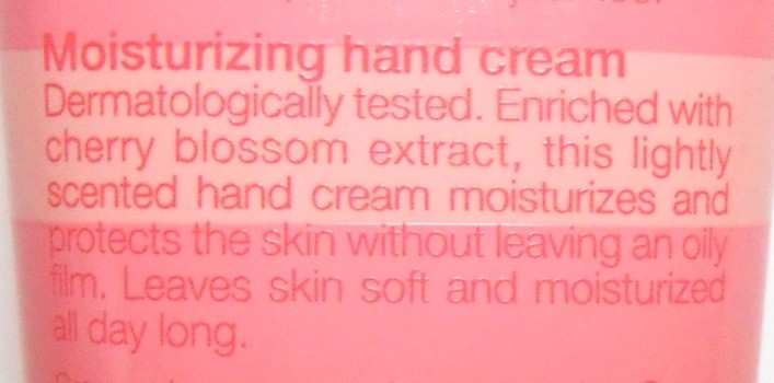 Sephora Collection Cherry Blossom Moisturizing Hand Cream product description