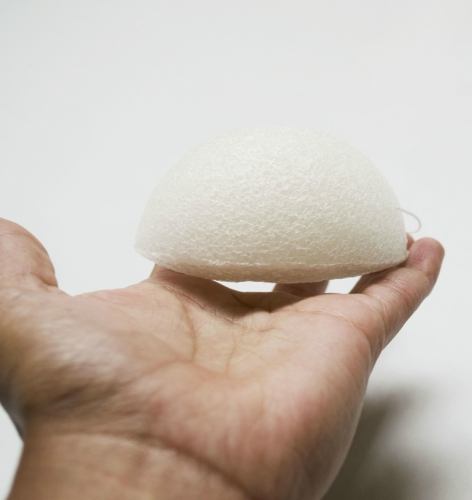Sephora Collection Face Konjac Cleansing Sponge Review In Hand