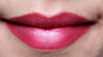 Sephora Collection Rouge Lip Tint Rose lip swatch