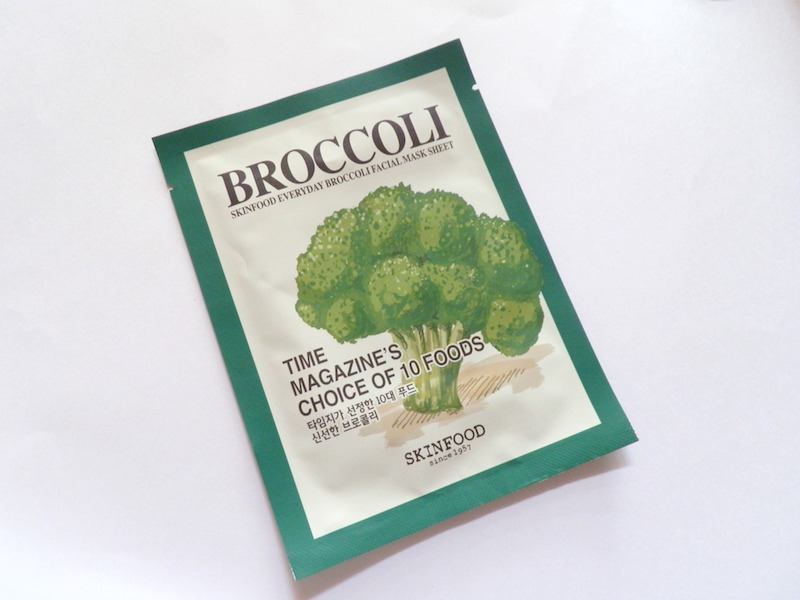 Skin Food Everyday Broccoli Facial Mask Sheet Review