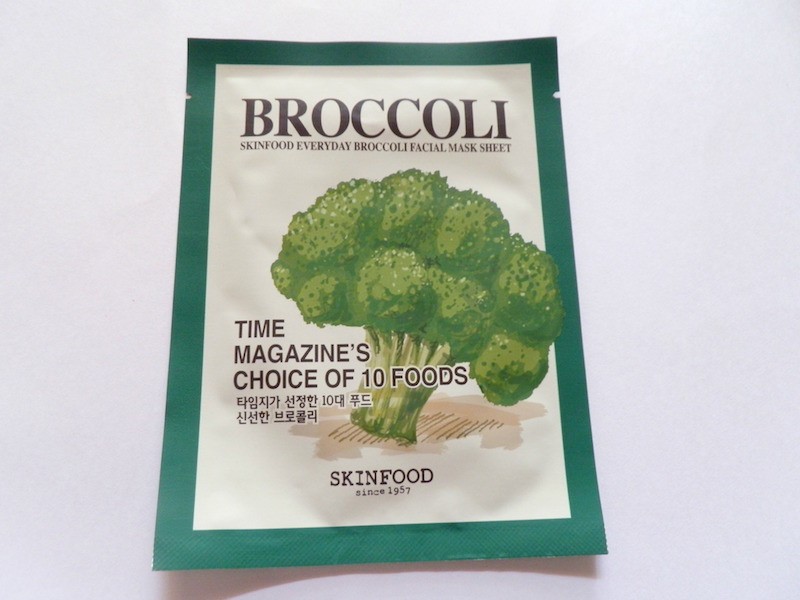 Skin Food Everyday Broccoli Facial Mask Sheet packaging